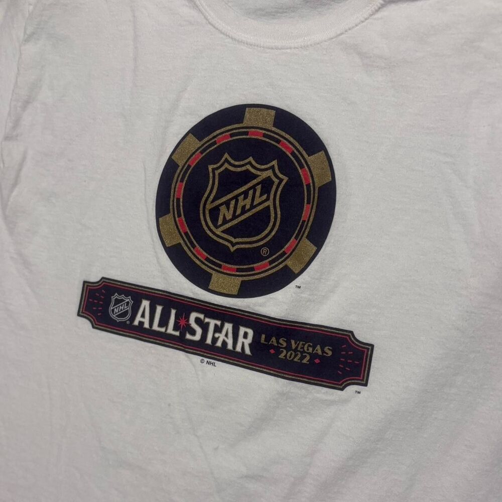 White 2012 NHL All Star T-shirt Official NHL All-Star Las Vegas 2022 graphic tee